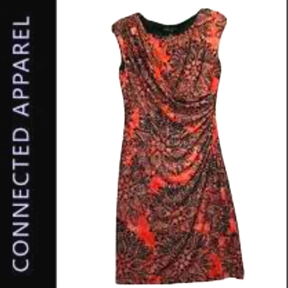 Faux wrap dress